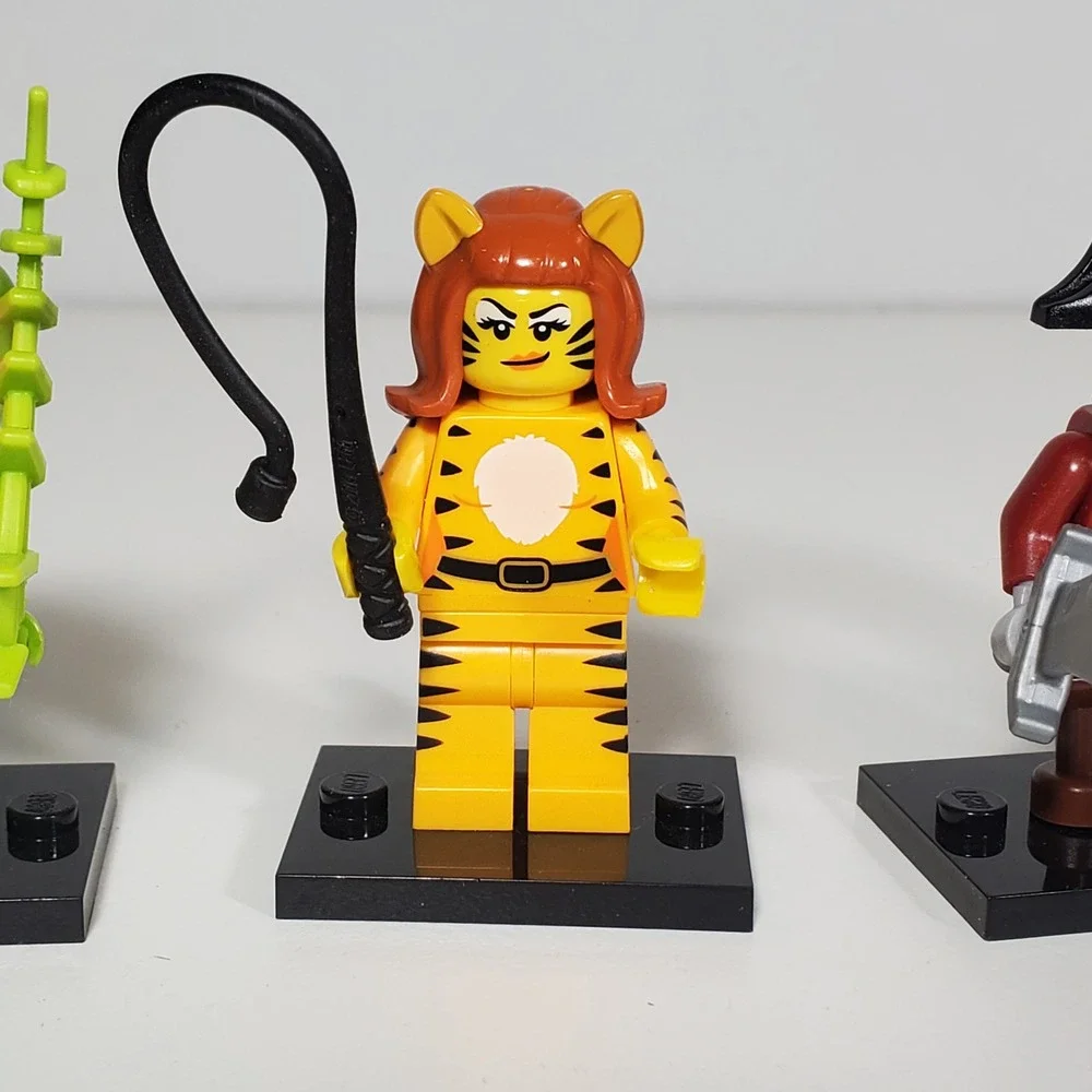 Lego Series 14 Monsters Minifigures Frankenstein Rocker Pirate Witch Plant Tiger